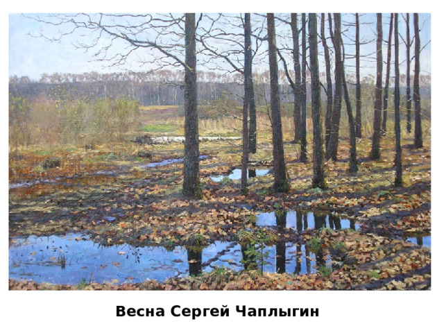 Весна Сергей Чаплыгин 