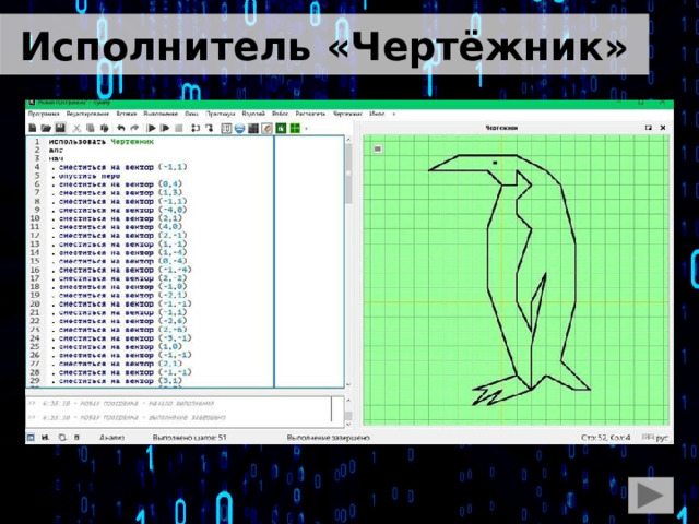 Исполнитель «Чертёжник» 