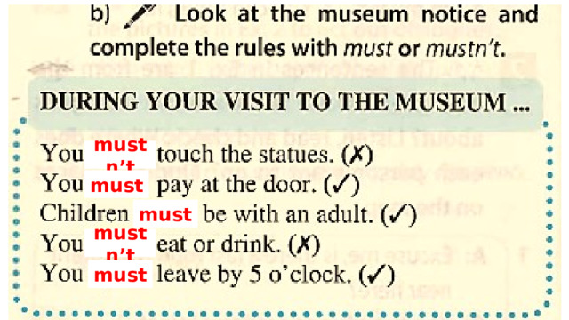 mustn’t must must mustn’t must 