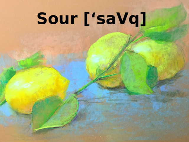 Sour  [‘saVq]  