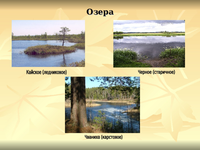 Озера 