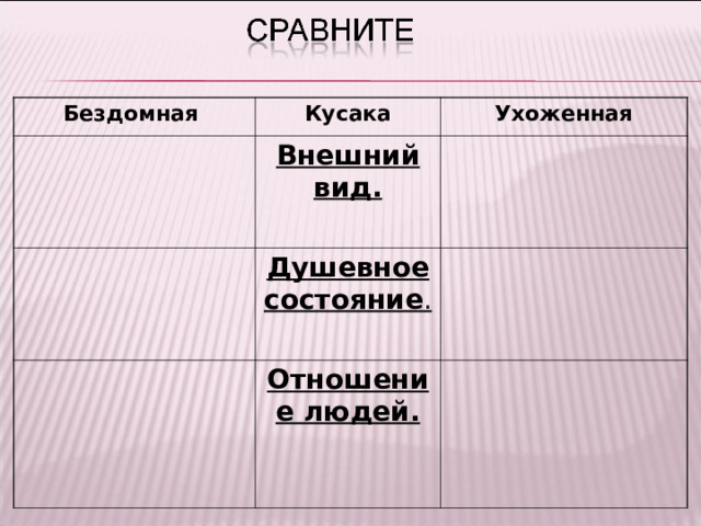 Бездомная Кусака Ухоженная Внешний вид.  Душевное состояние .  Отношение людей. 