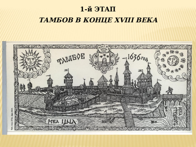 1-й ЭТАП ТАМБОВ В КОНЦЕ XVIII ВЕКА 
