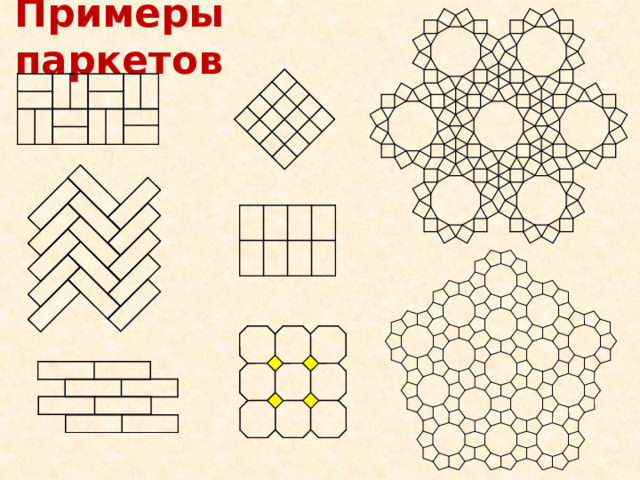 Примеры паркетов 