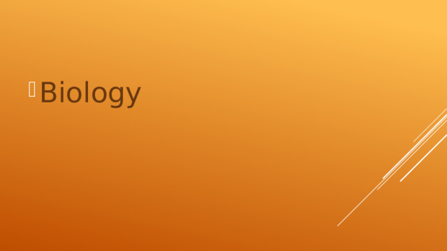 Biology 