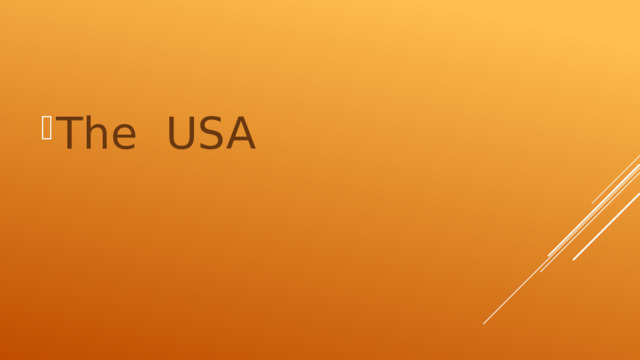 The USA 