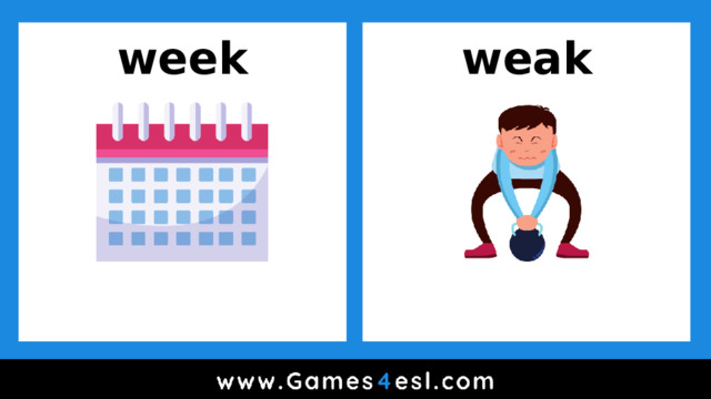 week weak 