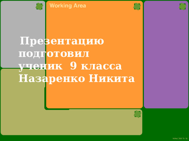  Презентацию подготовил  ученик  9 класса  Назаренко Никита 