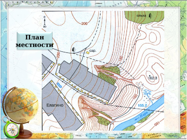 План местности 