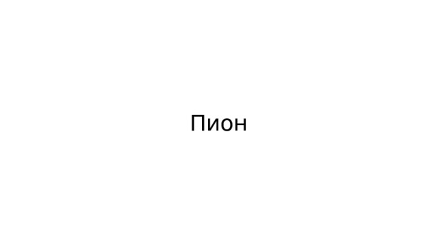 Пион 