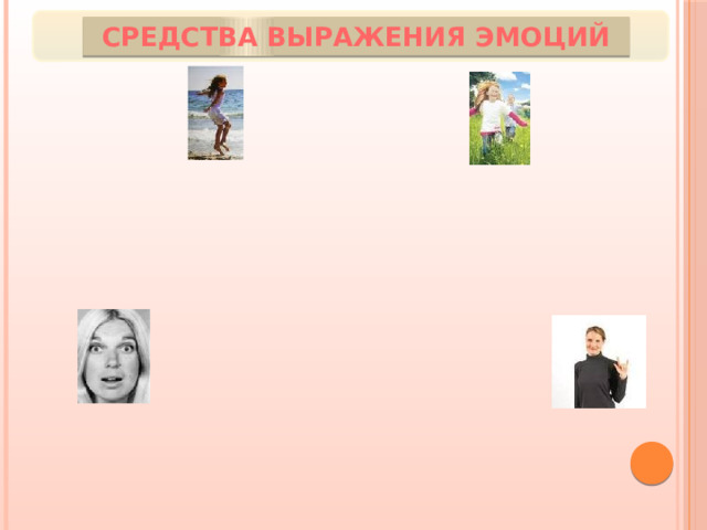 Средства выражения эмоций 