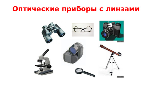 Оптические приборы с линзами 