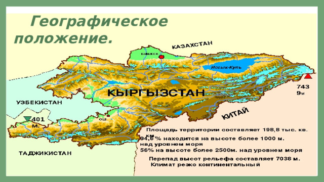  Географическое положение.  
