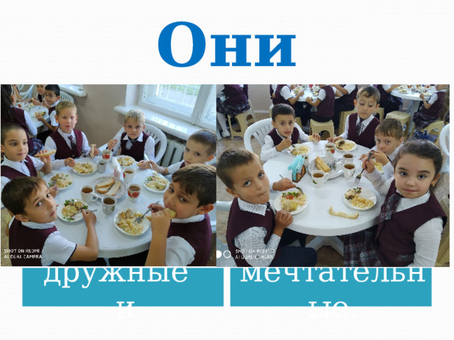 Они дружные и мечтательные. 