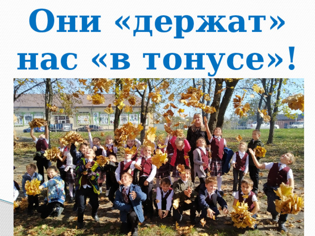 Они «держат» нас «в тонусе»! 