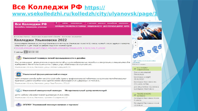 Все Колледжи РФ https :// www.vsekolledzhi.ru/kolledzh/city/ulyanovsk/page/1 
