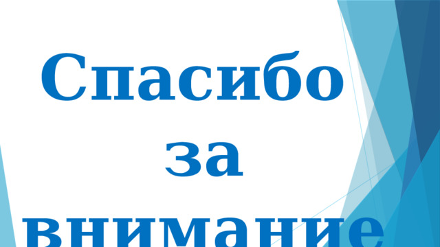 Спасибо  за внимание 