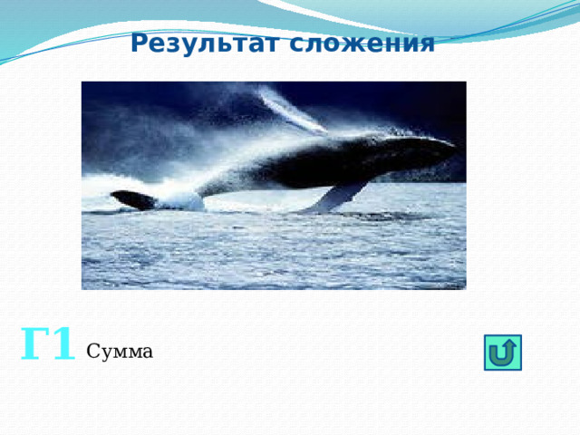 Результат сложения Г1 Сумма 