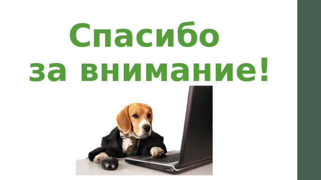 Спасибо  за внимание! 
