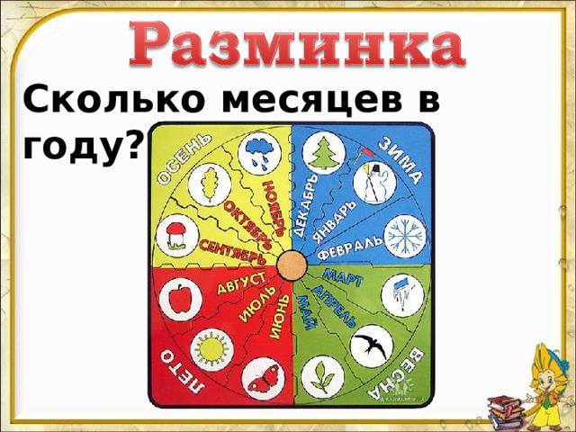 Сколько месяцев в году? 