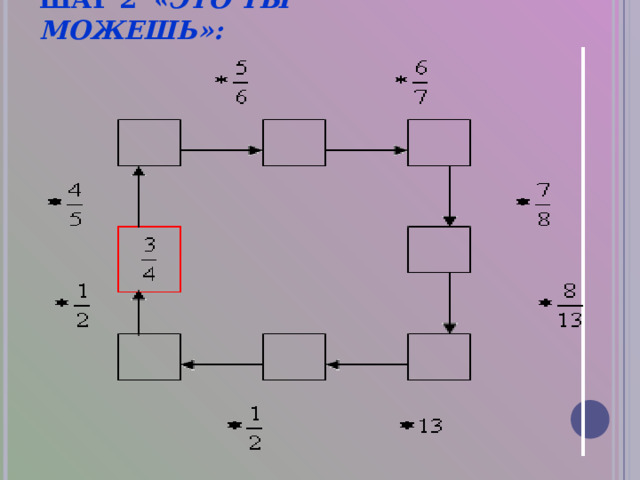 ШАГ 2    «ЭТО ТЫ МОЖЕШЬ»: 