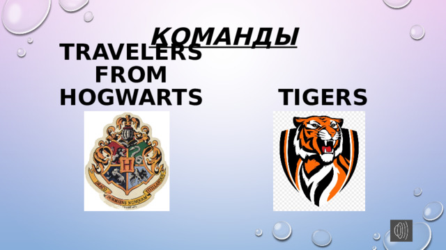 Команды   TRAVELERS FROM HOGWARTS TIGERS 