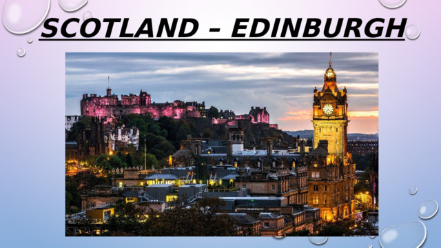 Scotland – Edinburgh 