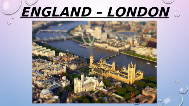 England – London 