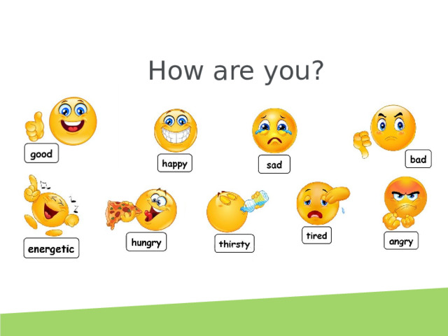 How are you? 