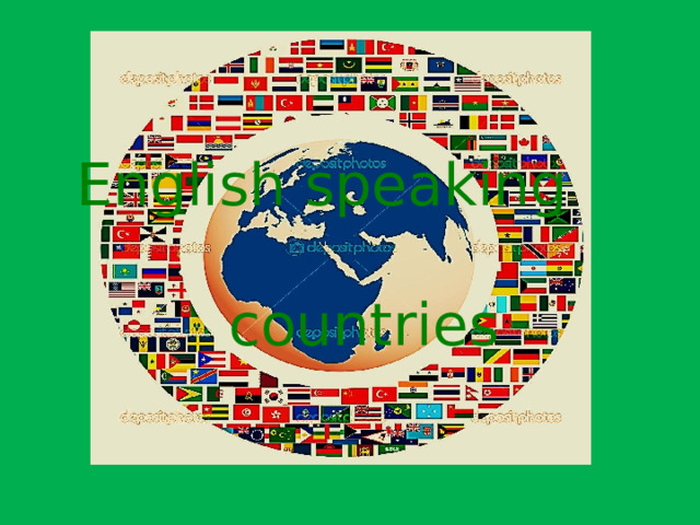 English speaking  countries 