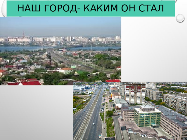 Наш город- каким он стал  