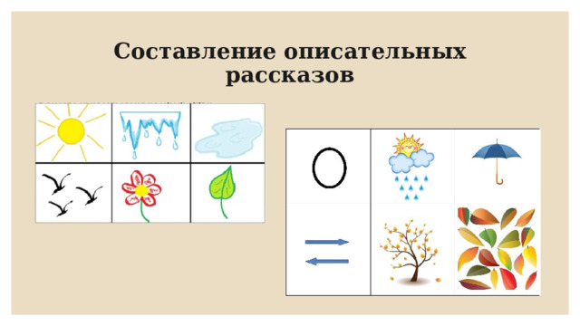 Составление описательных рассказов 