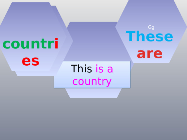 Gg This is a country These are countr ies s a t 