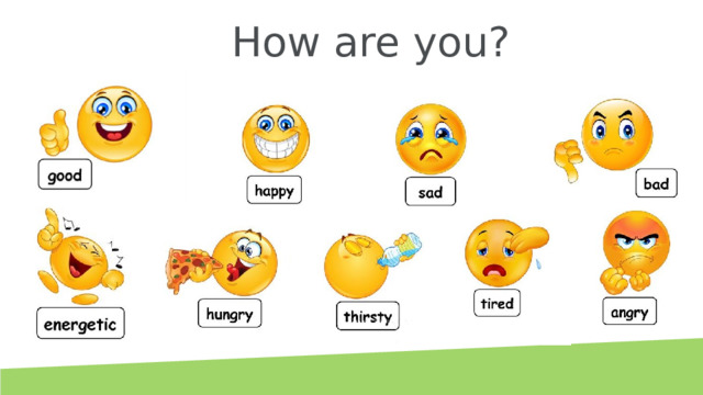 How are you? 