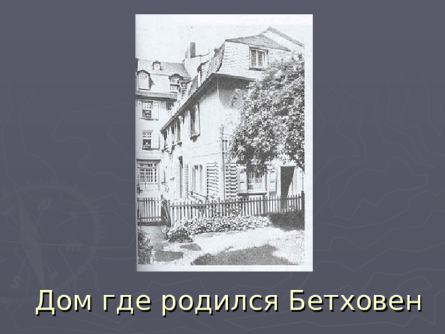 Дом где родился Бетховен 