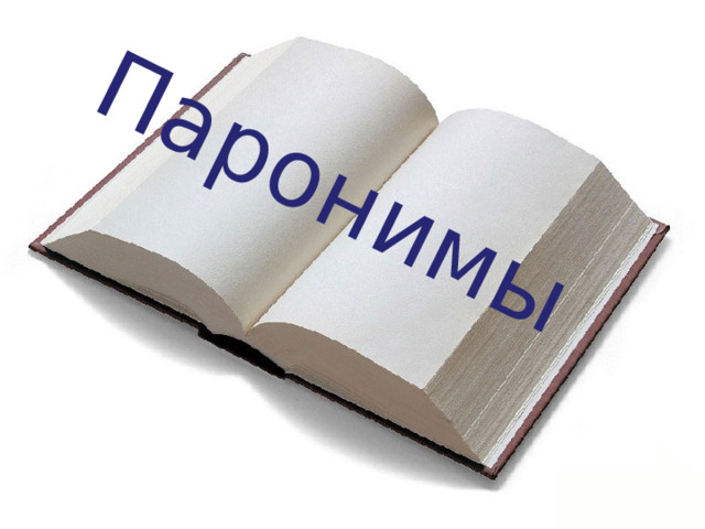 Паронимы 