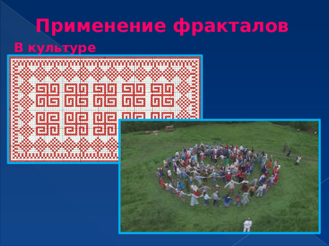 Применение фракталов В культуре 