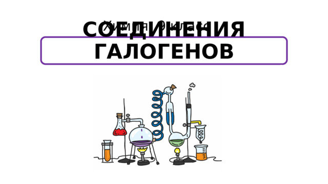 Химия, 9 класс СОЕДИНЕНИЯ ГАЛОГЕНОВ 