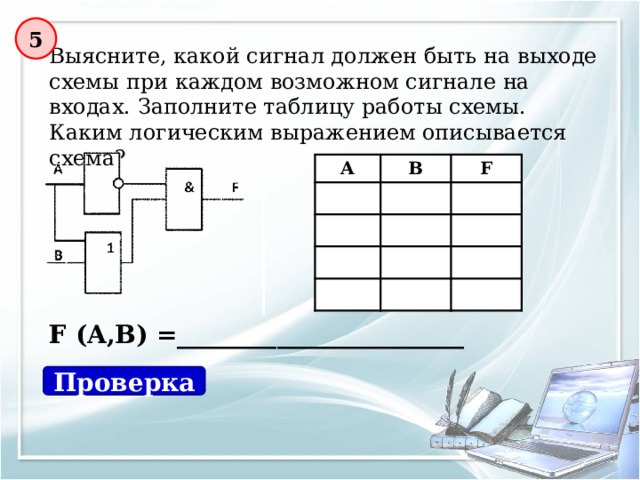 Задача Алёша, Боря и Гриша нашли в земле старинный сосуд. Рассматривая удивительную находку, каждый высказал по два предположения: Алёша: «Это сосуд греческий и изготовлен в V веке». Боря: «Это сосуд финикийский и изготовлен в III веке». Гриша: «Это сосуд не греческий и изготовлен в IV веке». Учитель истории сказал ребятам, что каждый из них прав только в одном из двух предположений. Где и в каком веке изготовлен сосуд? Проверка 