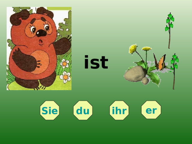 ist Sie er ihr du 