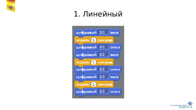 1. Линейный 