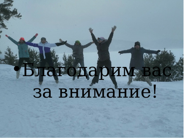 Благодарим вас за внимание! 