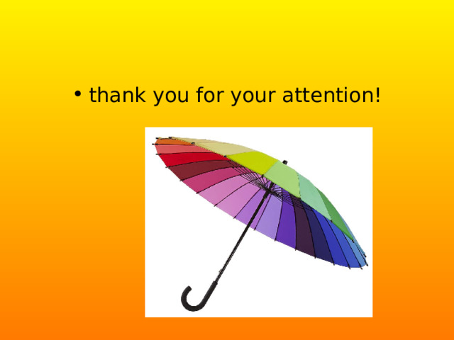 thank you for your attention! 