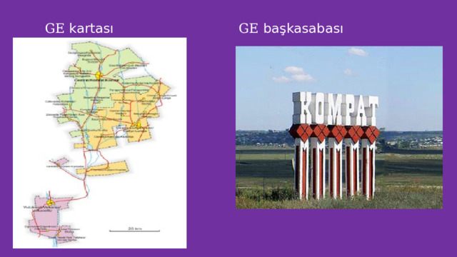    GE kartası GE başkasabası  