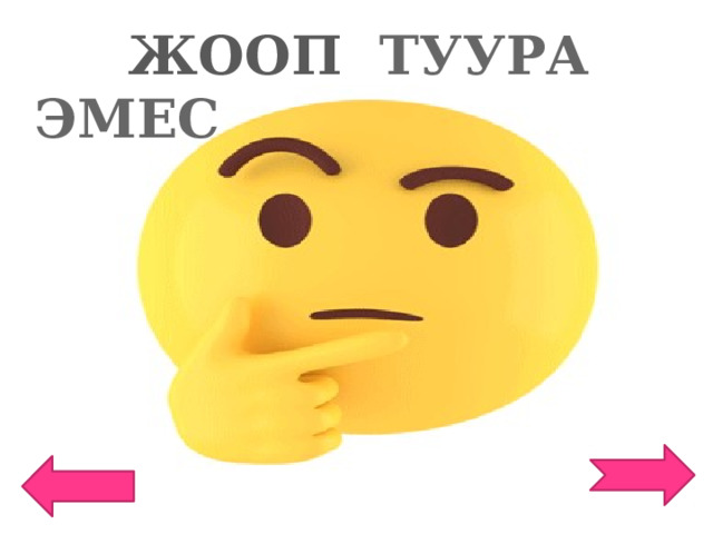  ЖООП ТУУРА ЭМЕС 