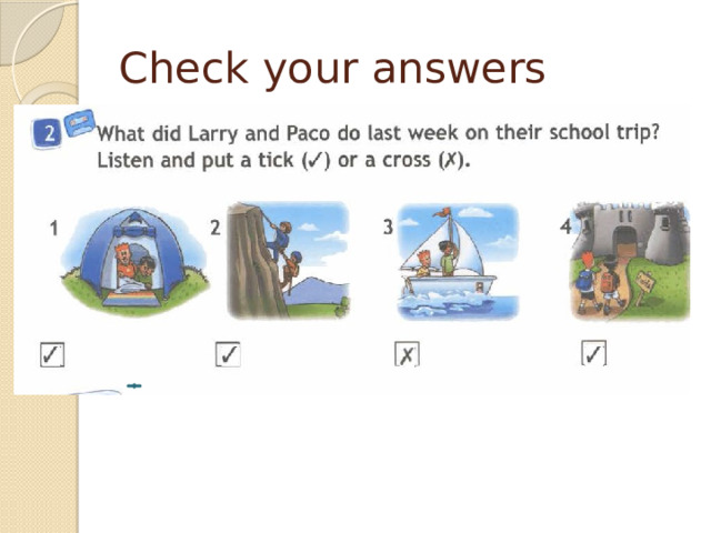 Check your answers 
