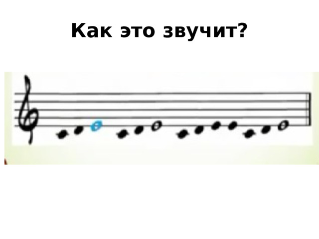 Как это звучит? 