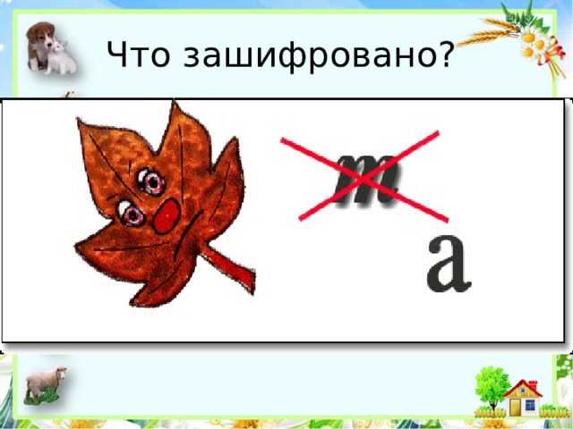 Что зашифровано? 