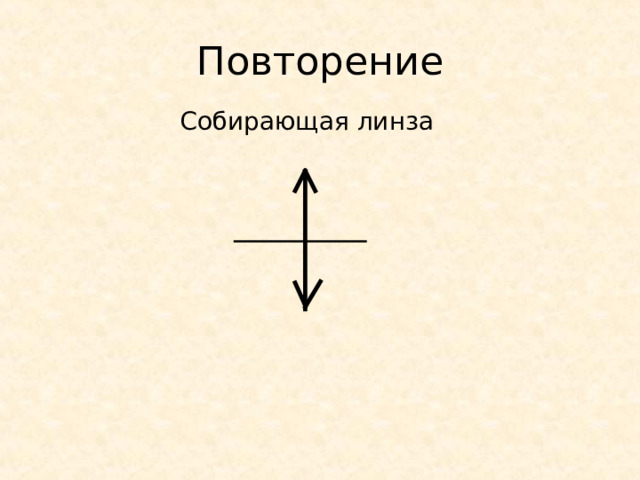 Собирающая линза 