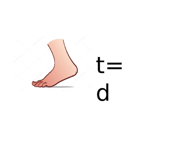 t=d 